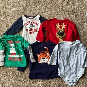 12 month long-sleeved shirts